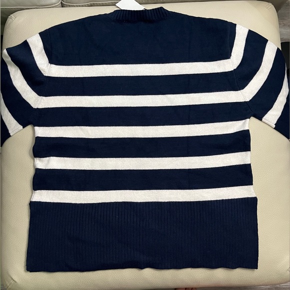 Loft by Ann Taylor Women’s Stripe Relaxed Tunic Sweater - Size XL - Picture 8 of 10